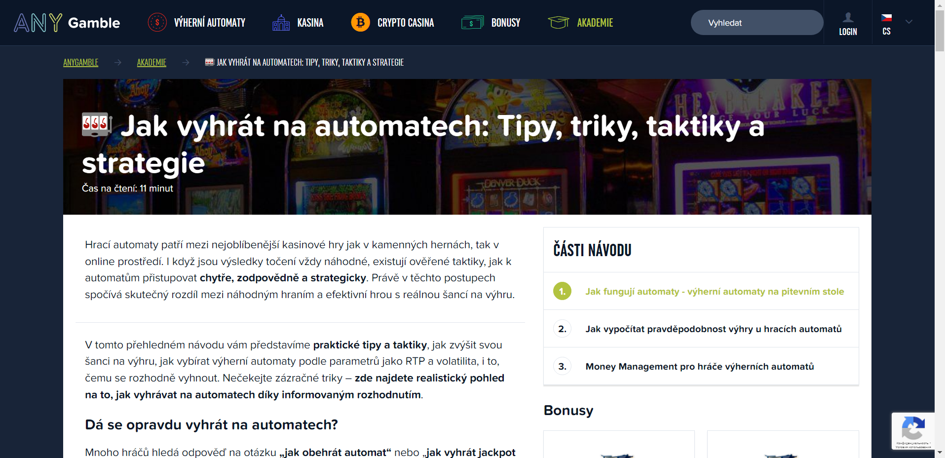 strategie na výherní automaty